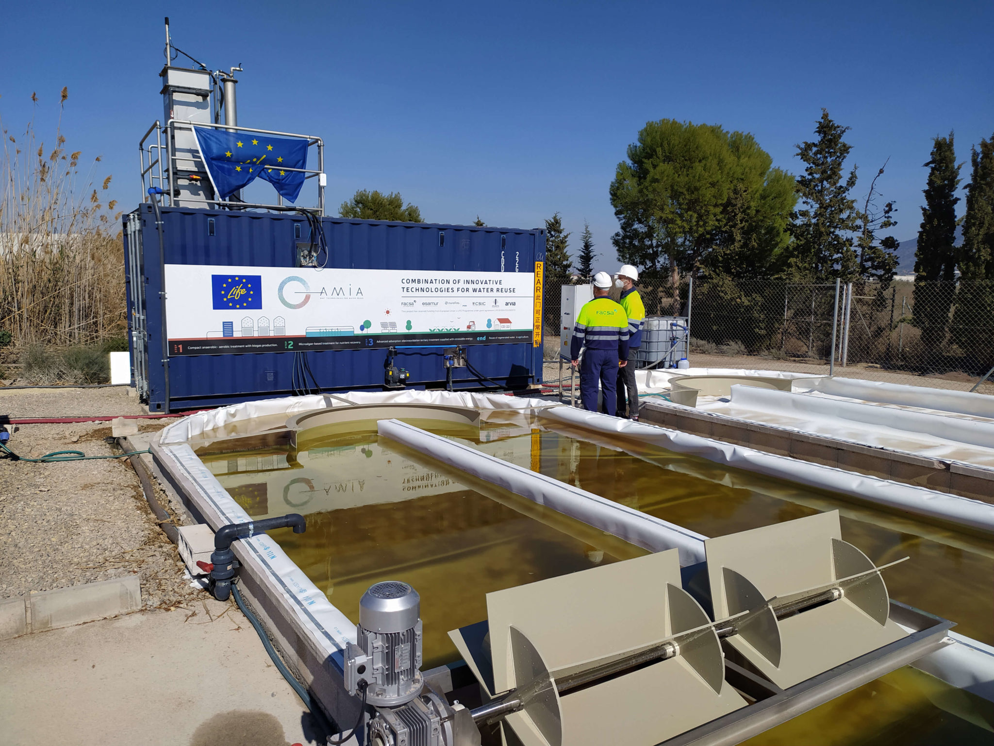 El proyecto europeo LIFE AMIA avanza en su objetivo de fomentar la reutilización del agua depurada